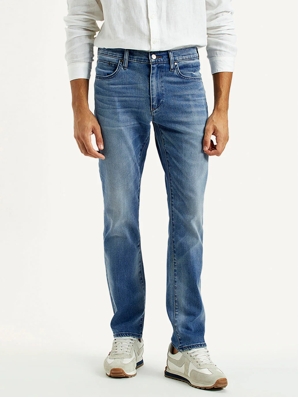 Men's Redloop 511 Indigo Slim Fit Mid Rise Jeans - Image 2