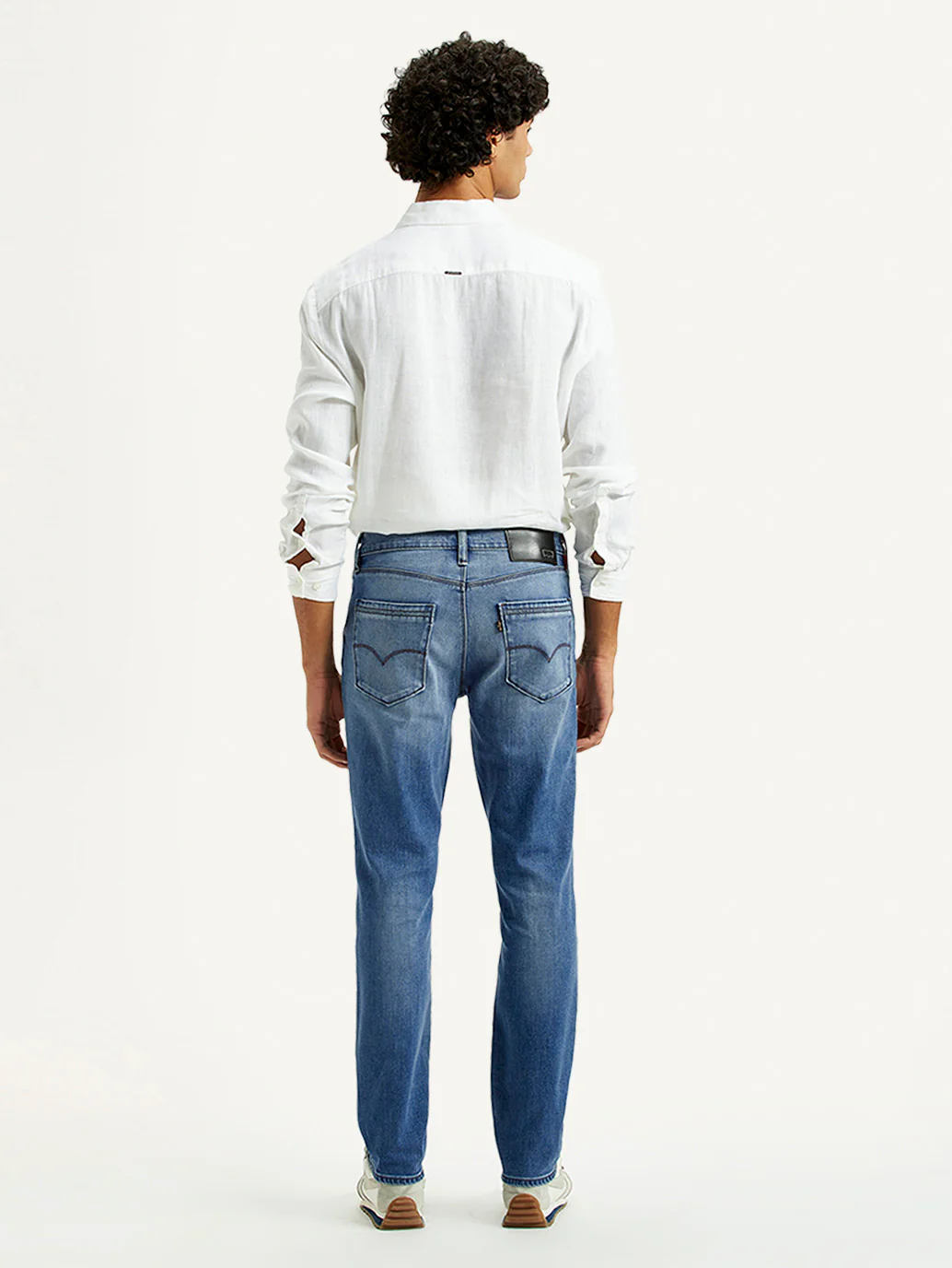 Men's Redloop 511 Indigo Slim Fit Mid Rise Jeans - Image 3