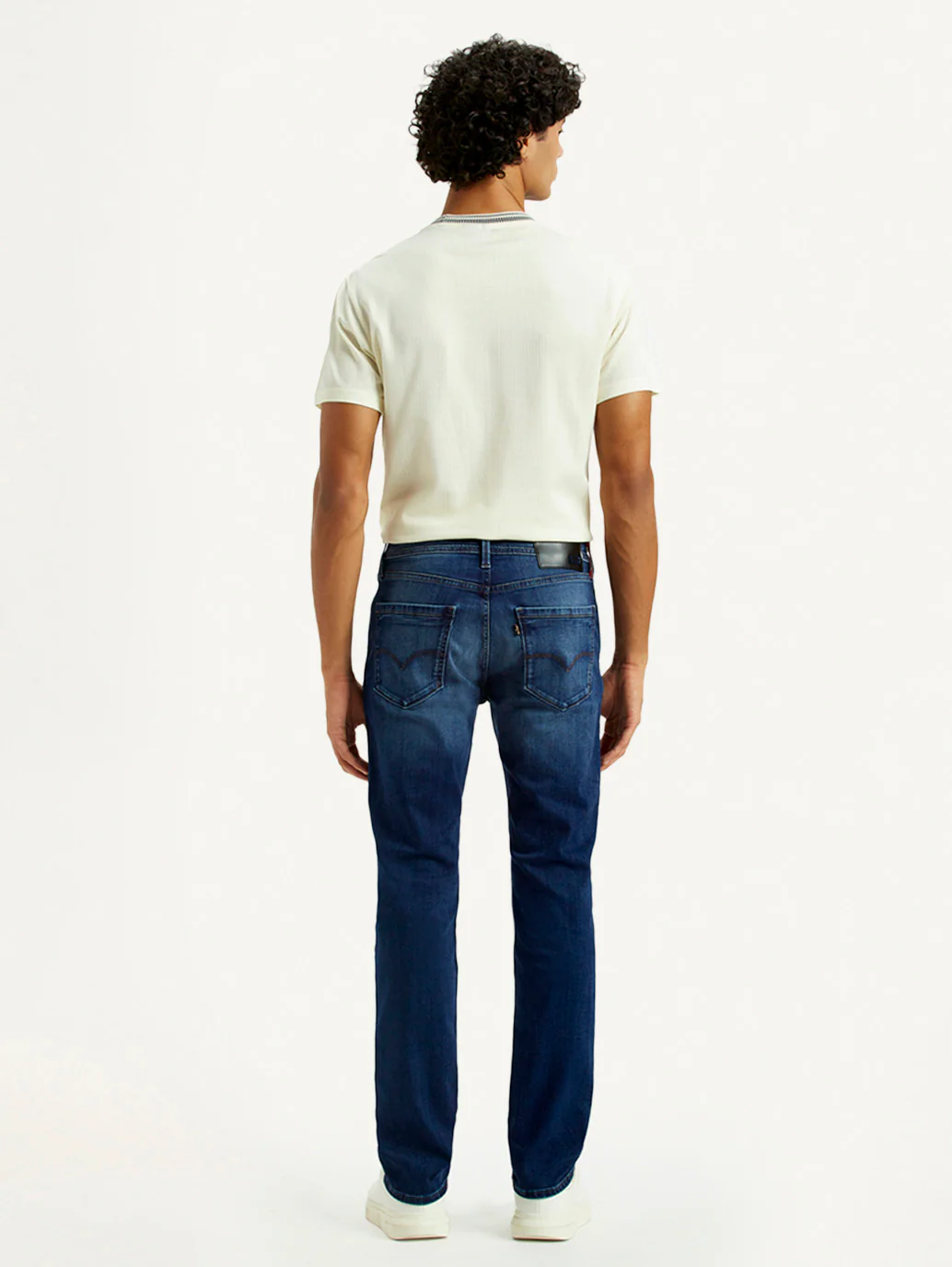 Men's Redloop 511 Indigo Slim Fit Mid Rise Jeans - Image 3