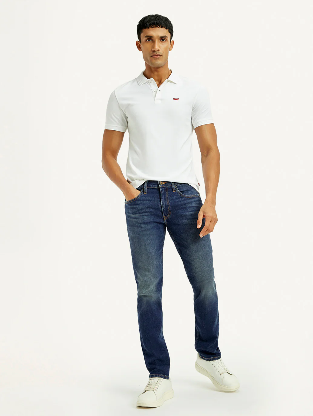 Men's Tinted 511 Med Indigo Slim Fit Mid Rise Jeans