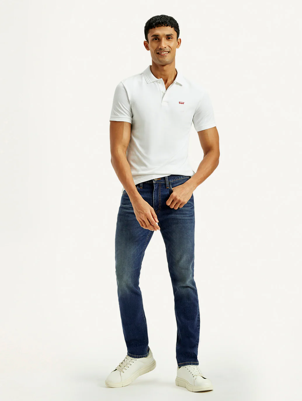 Men's Tinted 511 Med Indigo Slim Fit Mid Rise Jeans - Image 7