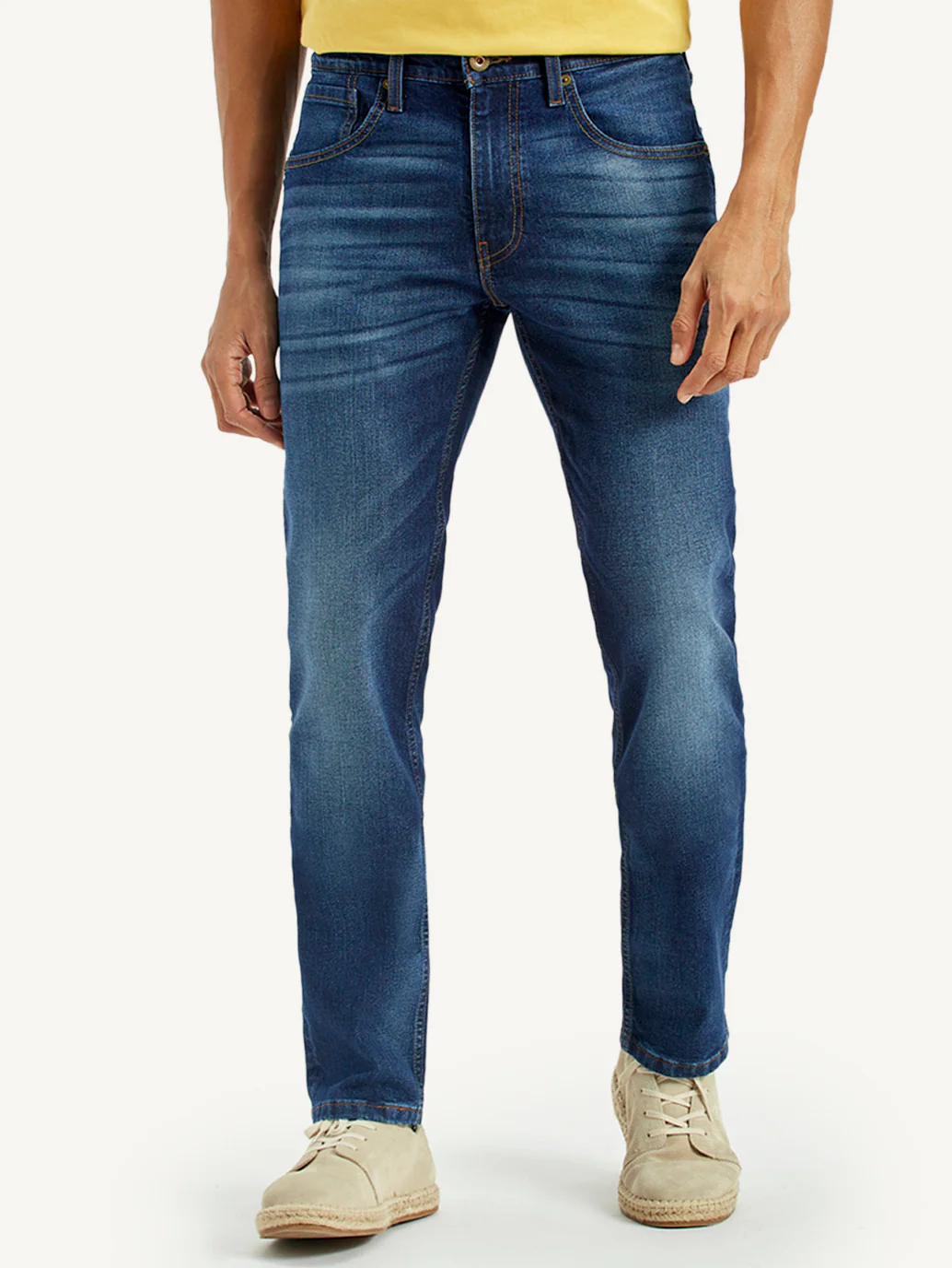 Men's 511 Indigo Slim Fit Mid Rise Jeans - Image 3