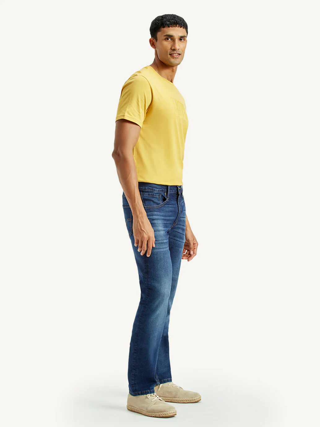 Men's 511 Indigo Slim Fit Mid Rise Jeans - Image 7