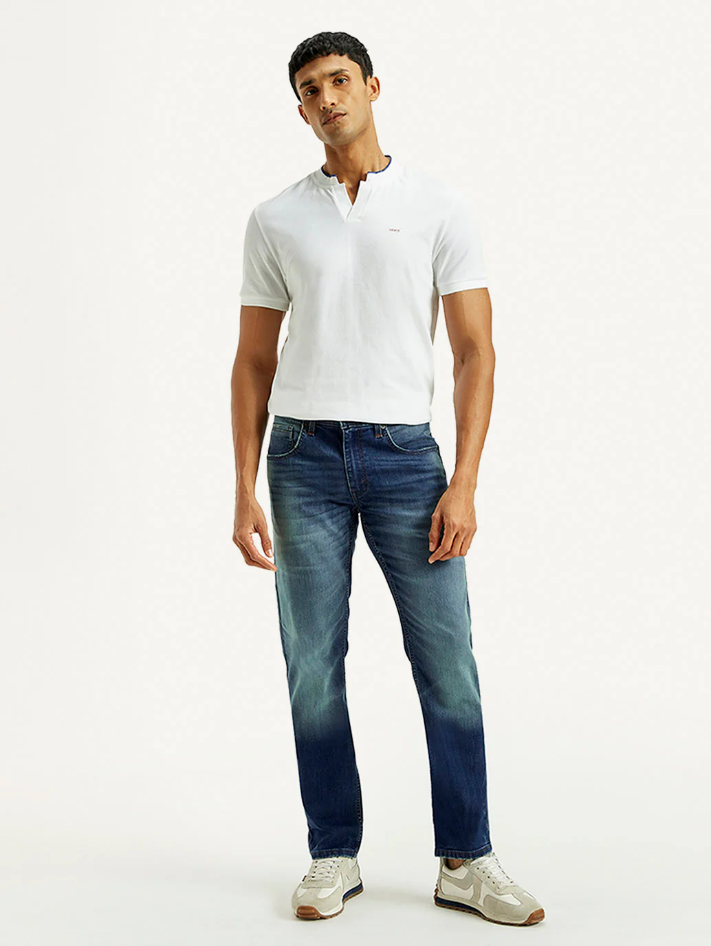 Men's Tinted 511 Med Indigo Slim Fit Mid Rise Jeans - Image 8
