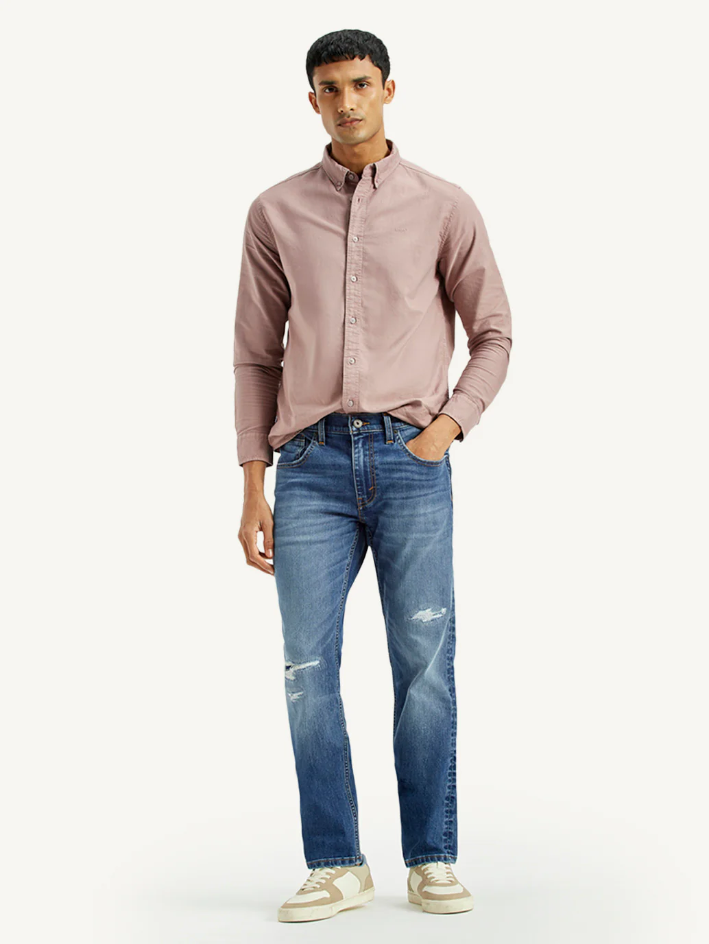 Men's 511 Mid Indigo Slim Fit Mid Rise Jeans - Image 7
