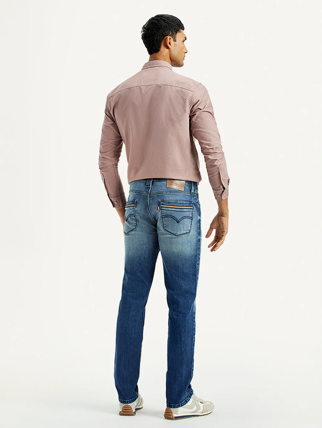 Men's 511 Med Indigo Slim Fit Mid Rise Jeans - Image 5