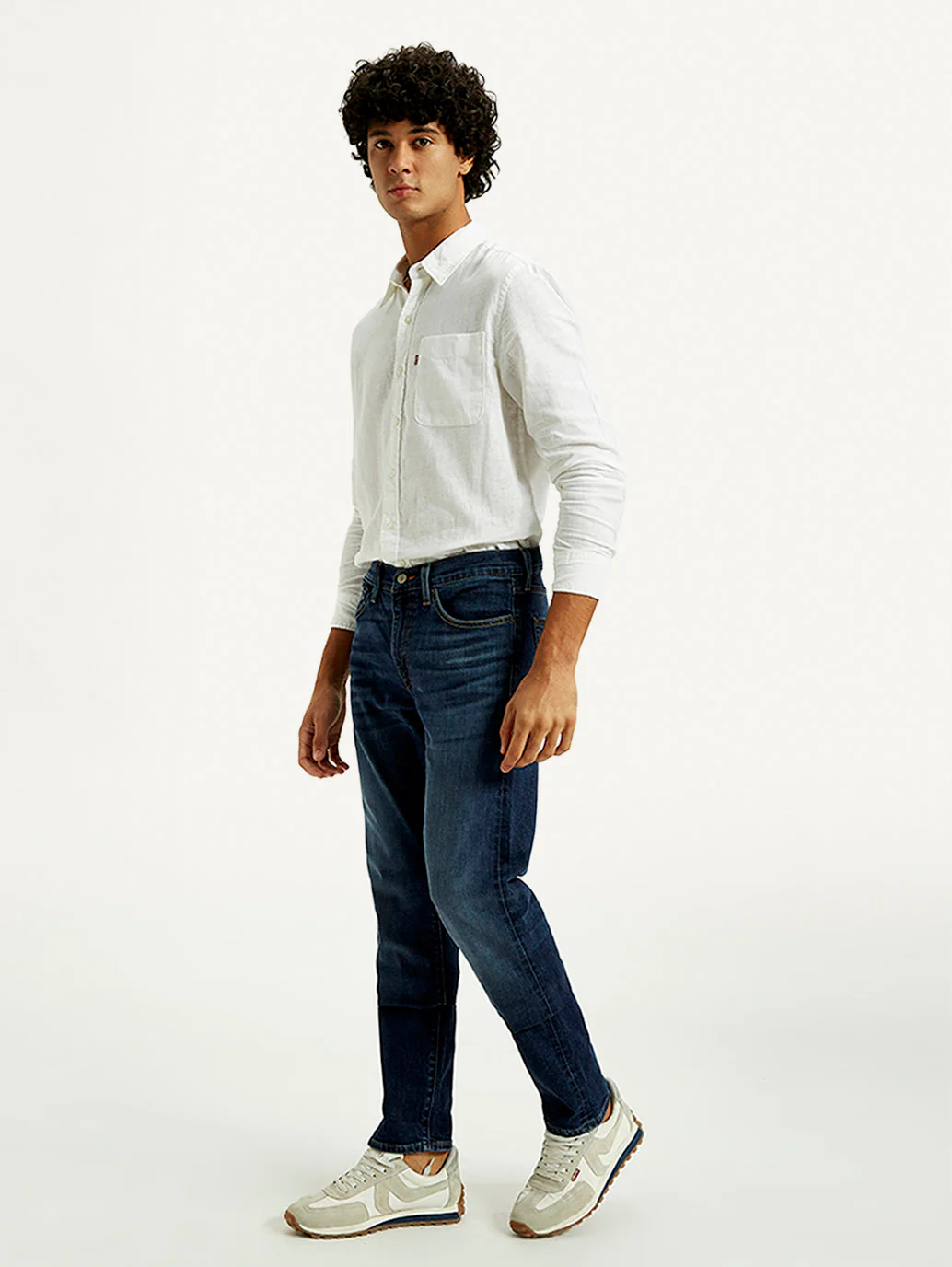 Men's 511 Indigo Slim Fit Mid Rise Selvedge Jeans - Image 6