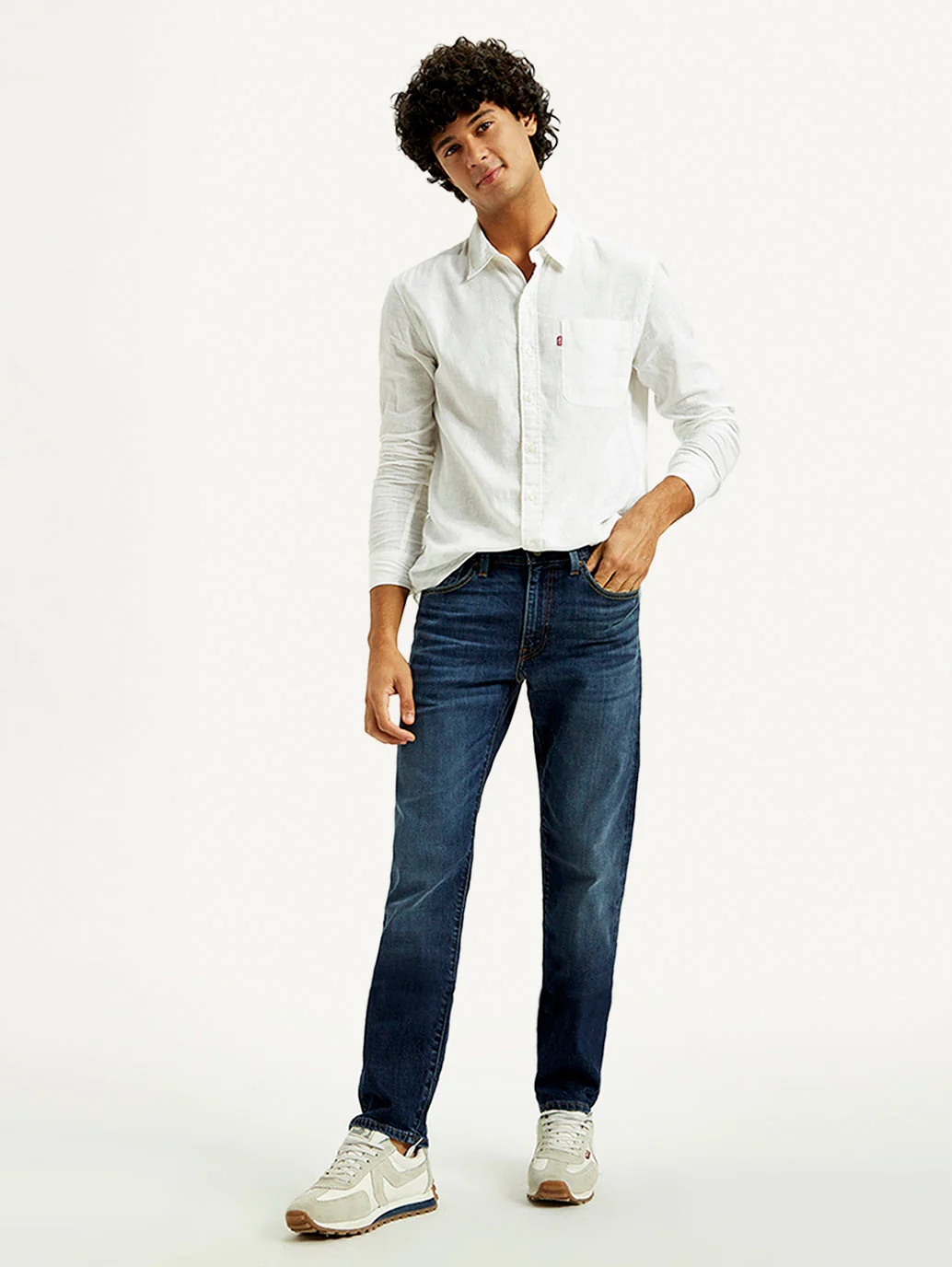 Men's 511 Indigo Slim Fit Mid Rise Selvedge Jeans - Image 7