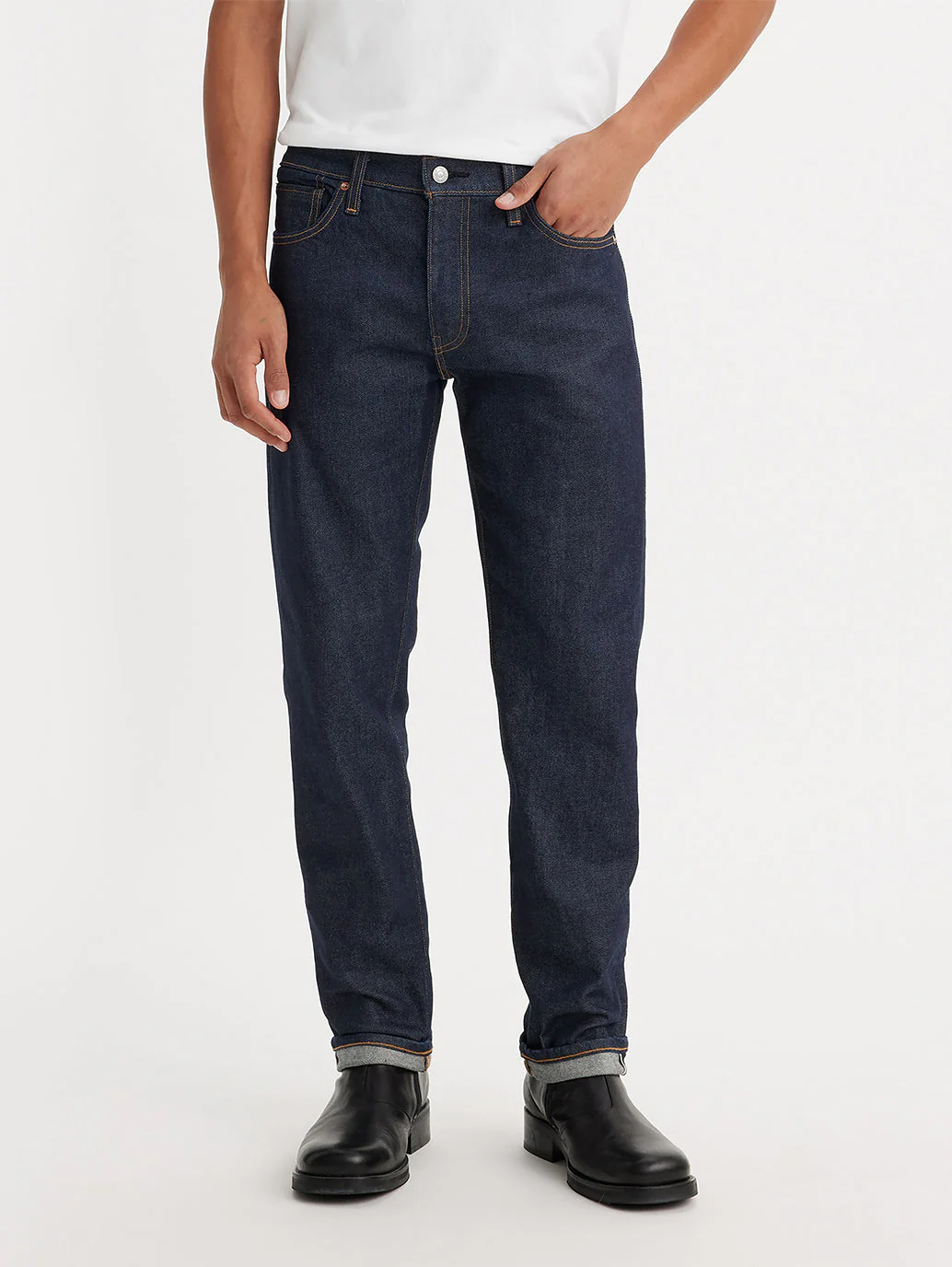 Men's 511 Blue Slim Fit Mid Rise Jeans - Image 3