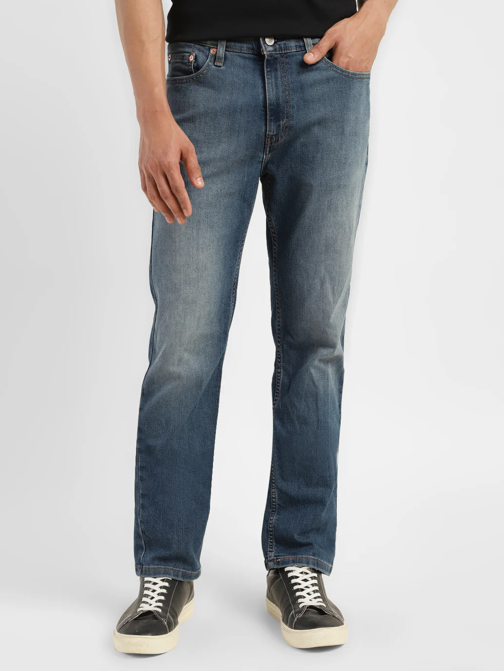 Men's 511 Indigo Slim Fit Mid Rise Jeans - Image 8