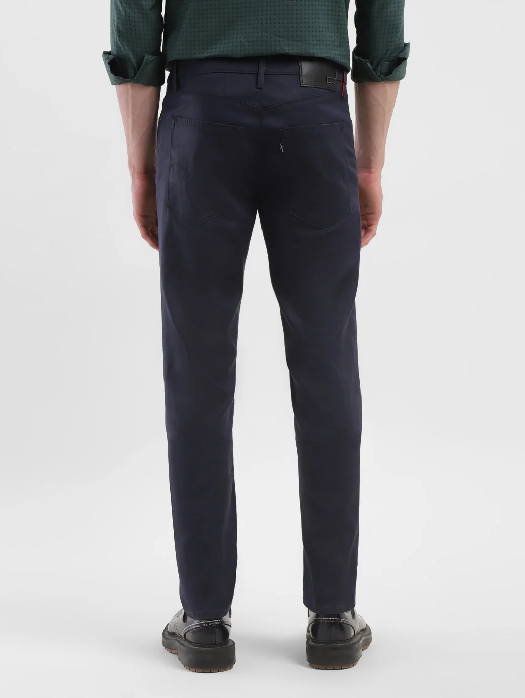 Men's Redloop 511 Navy Blue Slim Fit Mid Rise Jeans - Image 3