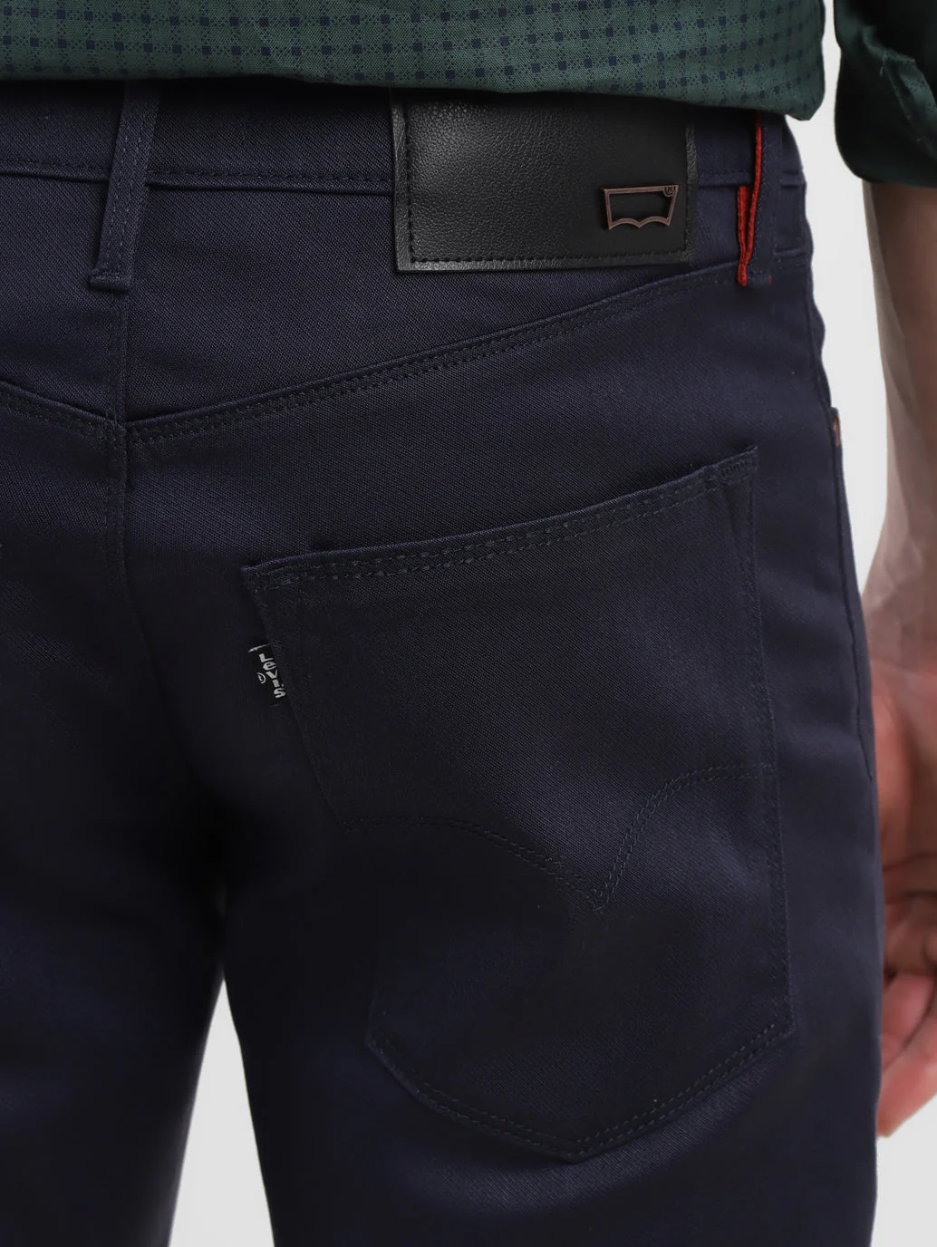 Men's Redloop 511 Navy Blue Slim Fit Mid Rise Jeans - Image 7