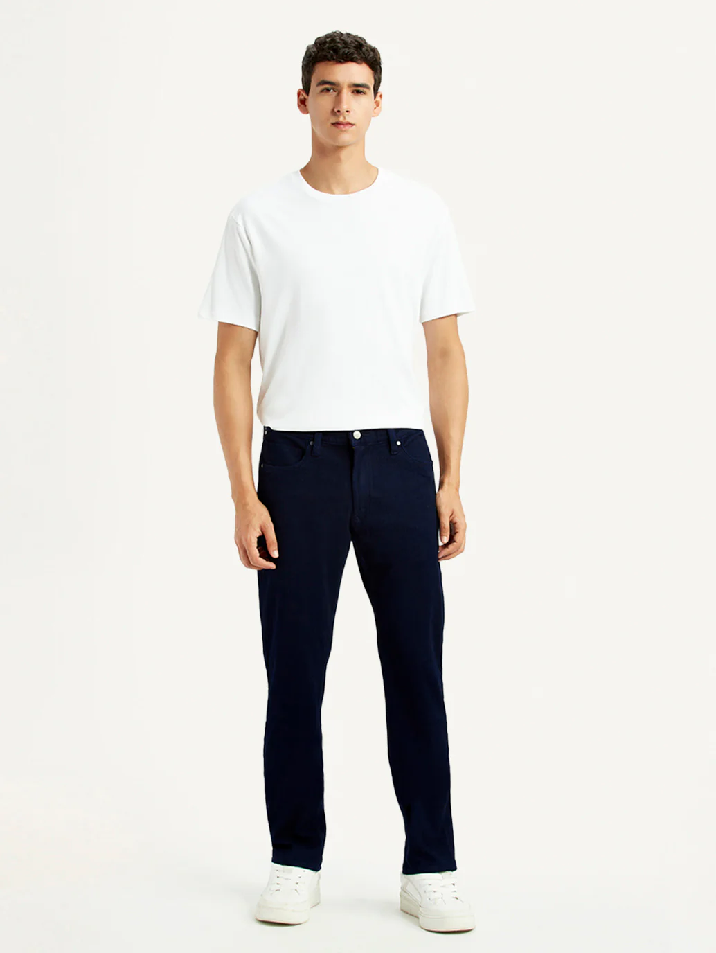 Men's Redloop 511 Navy Blue Slim Fit Mid Rise Jeans