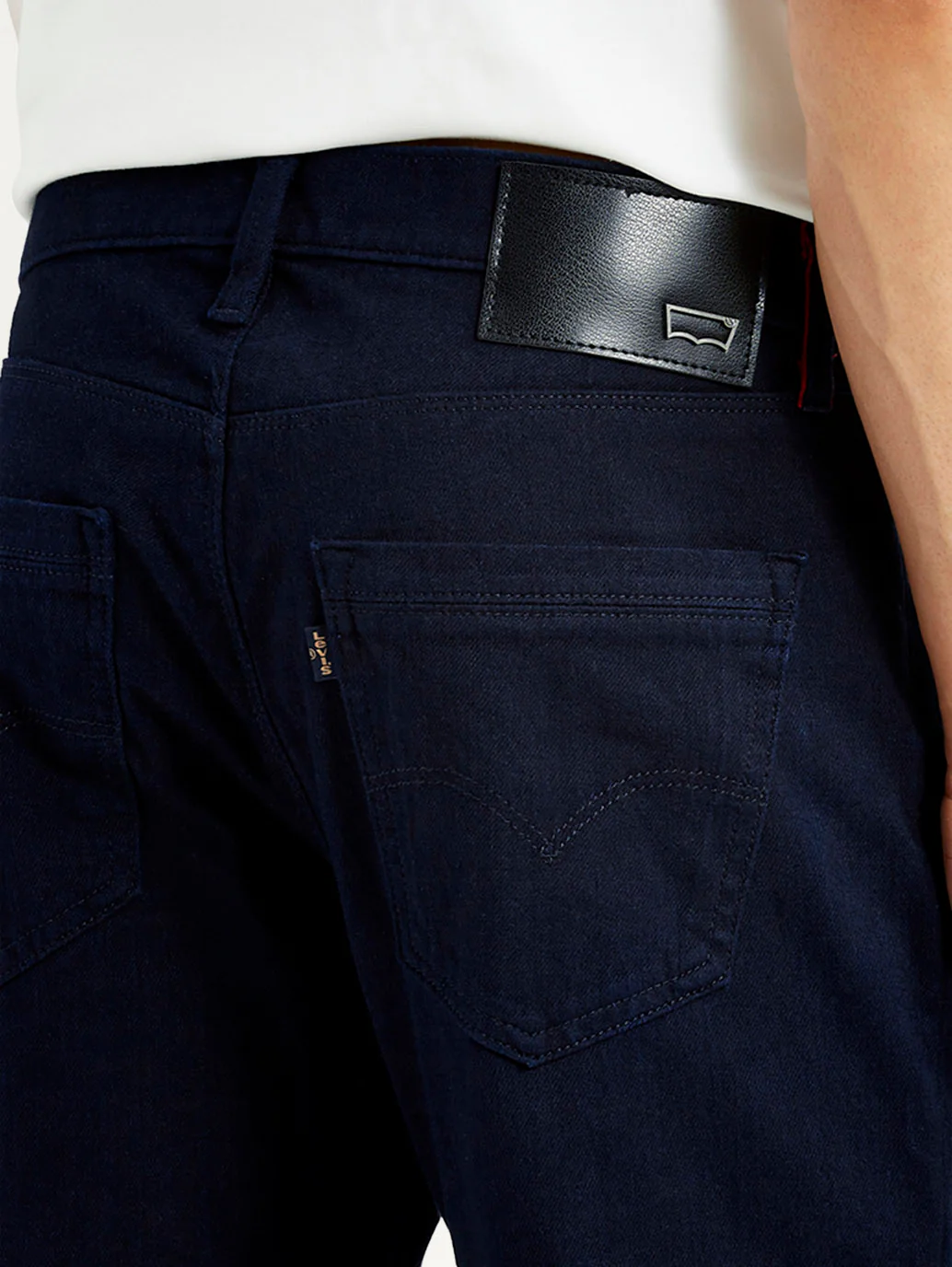 Men's Redloop 511 Navy Blue Slim Fit Mid Rise Jeans - Image 5