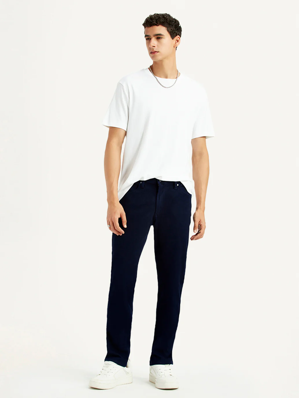Men's Redloop 511 Navy Blue Slim Fit Mid Rise Jeans - Image 6