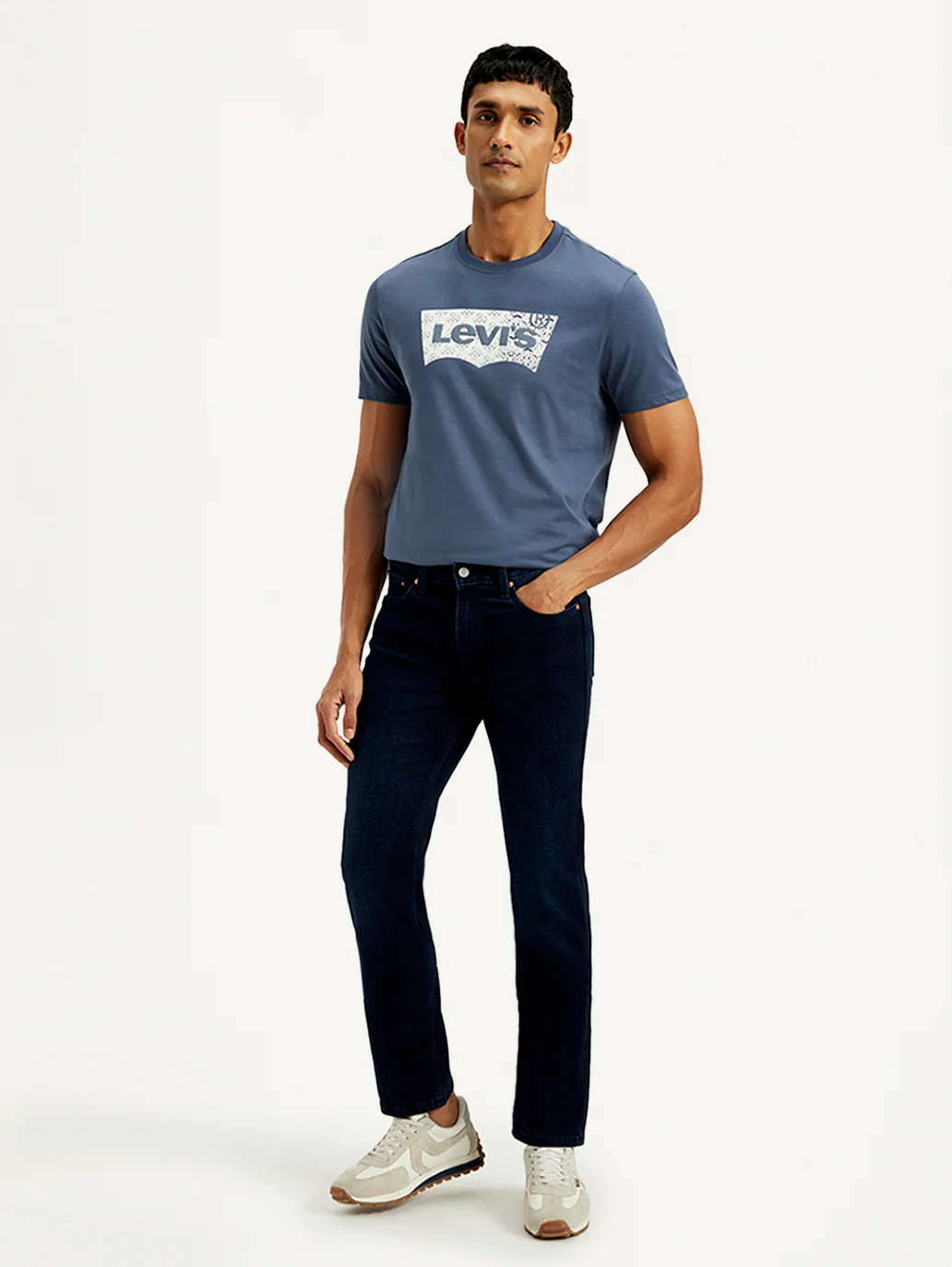 Men's 511 Navy Slim Fit Mid Rise Jeans