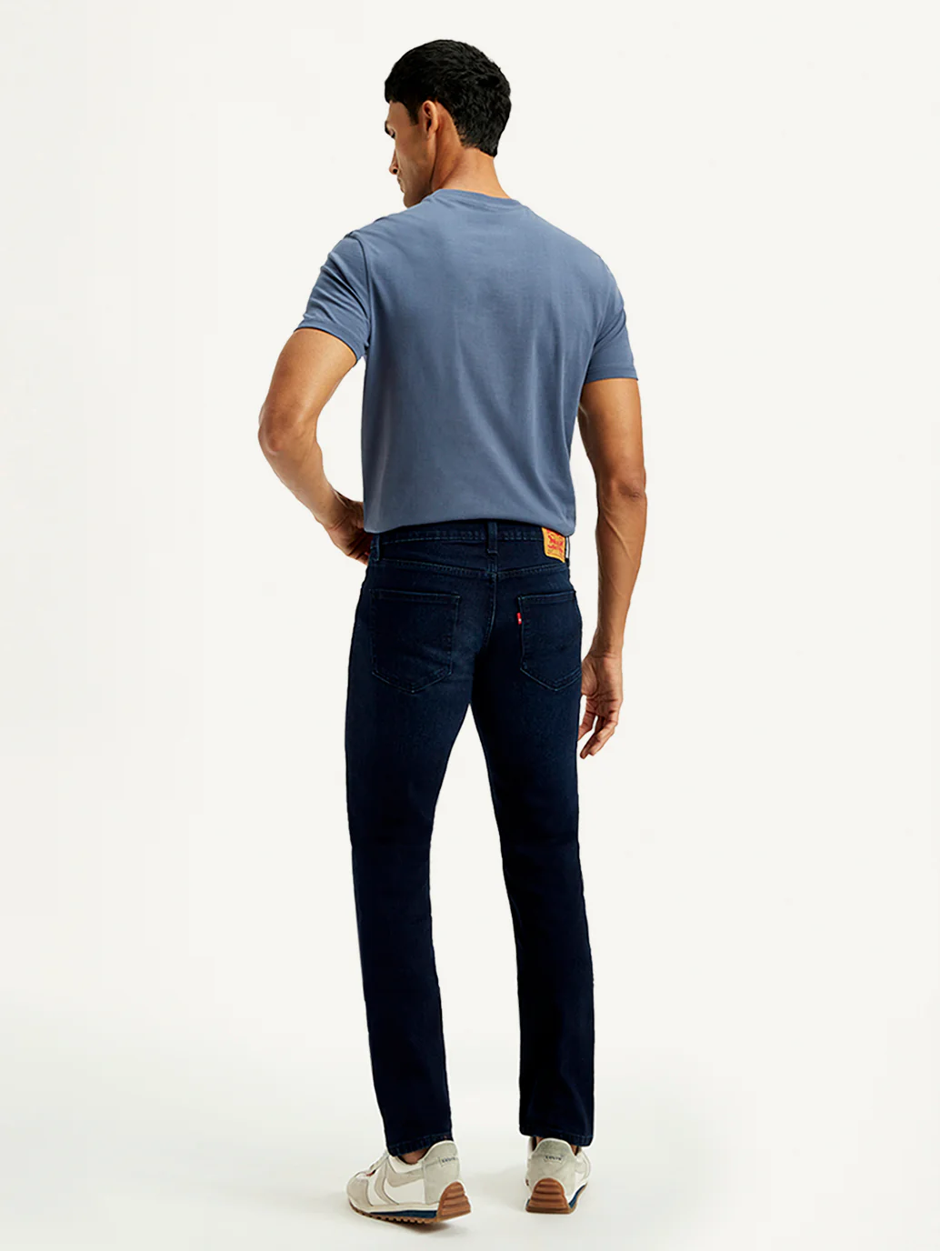 Men's 511 Navy Slim Fit Mid Rise Jeans - Image 2