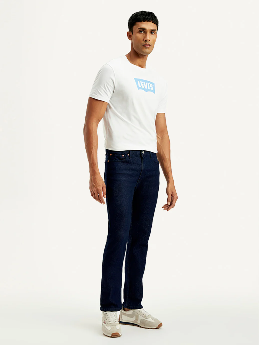 Men's 511 Navy Slim Fit Mid Rise Jeans - Image 5