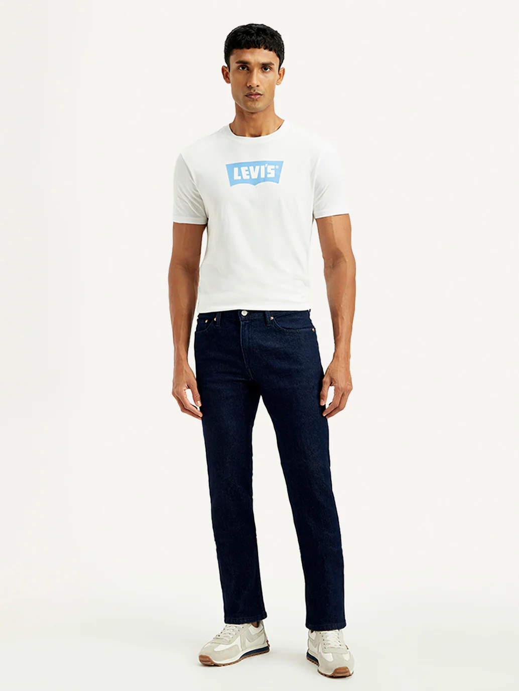 Men's 511 Navy Slim Fit Mid Rise Jeans - Image 7