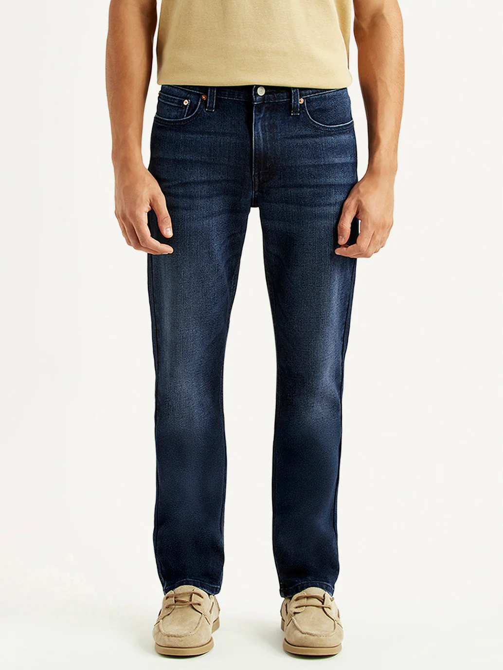 Men's 511 Navy Slim Fit Mid Rise Jeans - Image 2