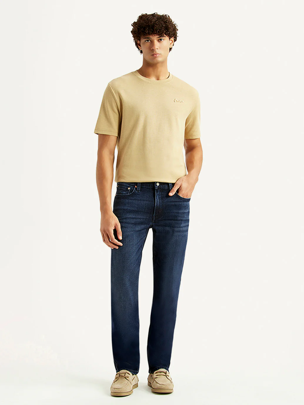 Men's 511 Navy Slim Fit Mid Rise Jeans - Image 7