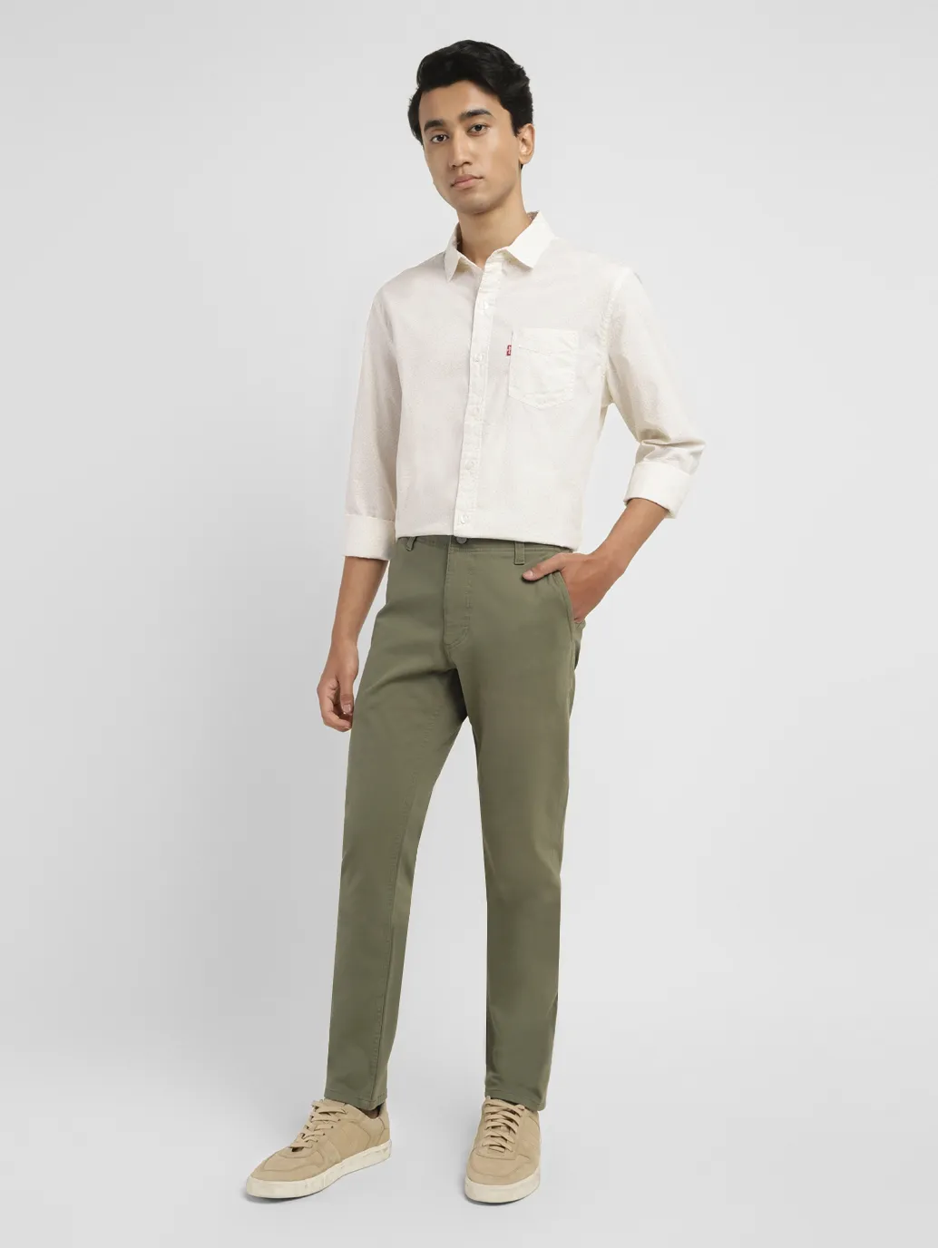 Men's 511 Olive Slim Fit Chinos - Image 9