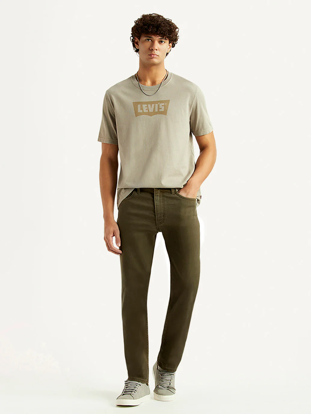 Men's 511 Olive Slim Fit Mid Rise Jeans