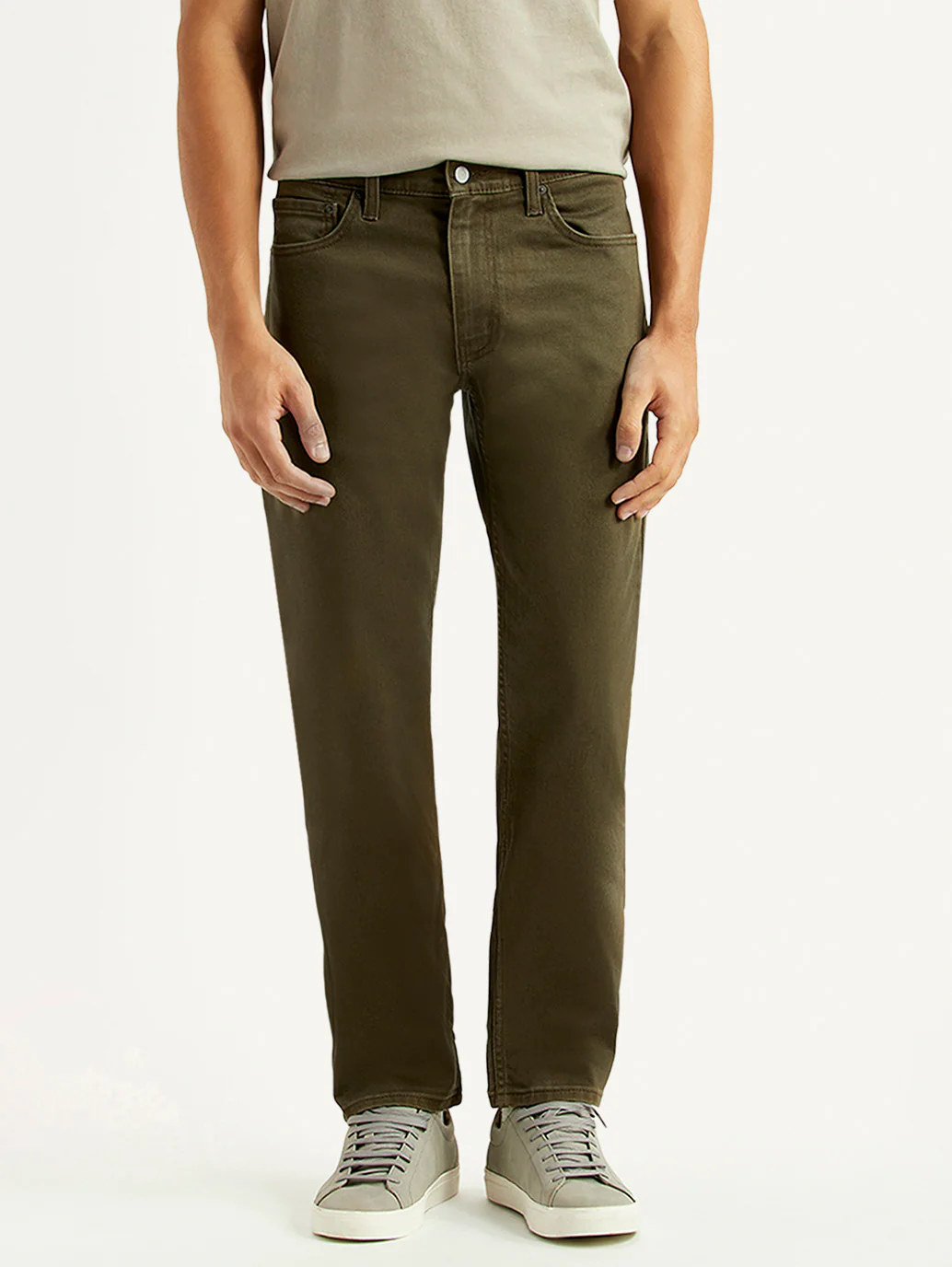 Men's 511 Olive Slim Fit Mid Rise Jeans - Image 3