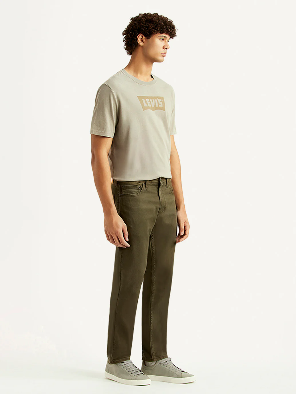 Men's 511 Olive Slim Fit Mid Rise Jeans - Image 6