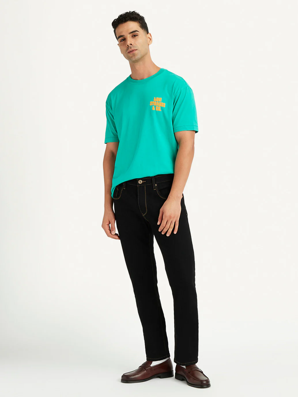 Men's 511 Black Slim Fit Mid Rise Jeans