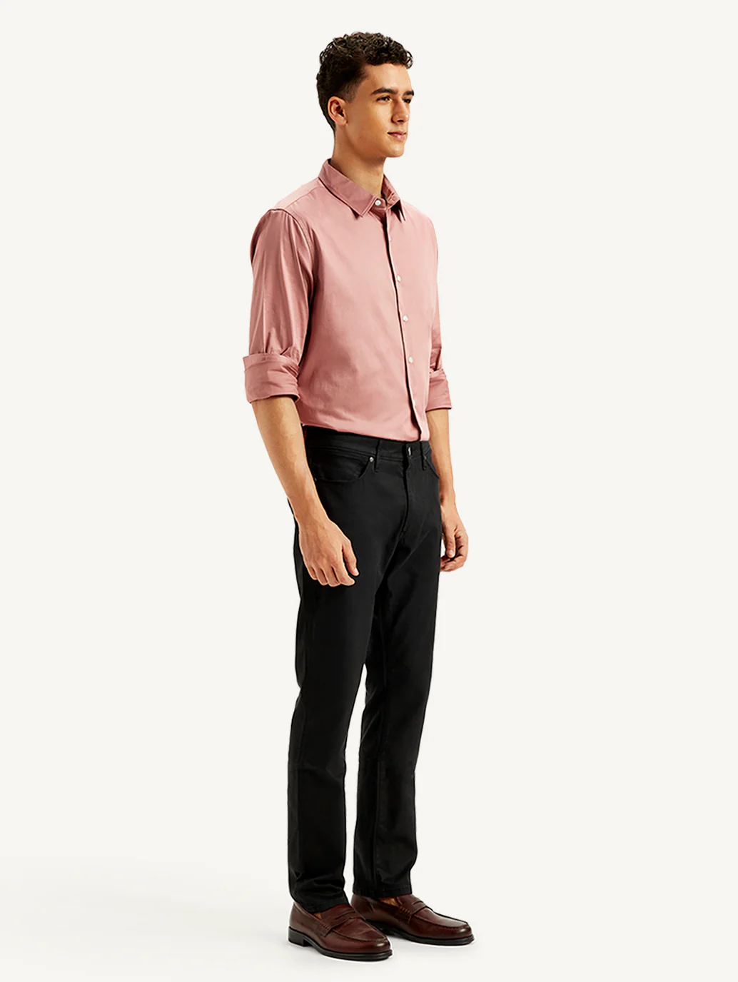 Men's Redloop 511 Black Slim Fit Mid Rise Jeans - Image 7