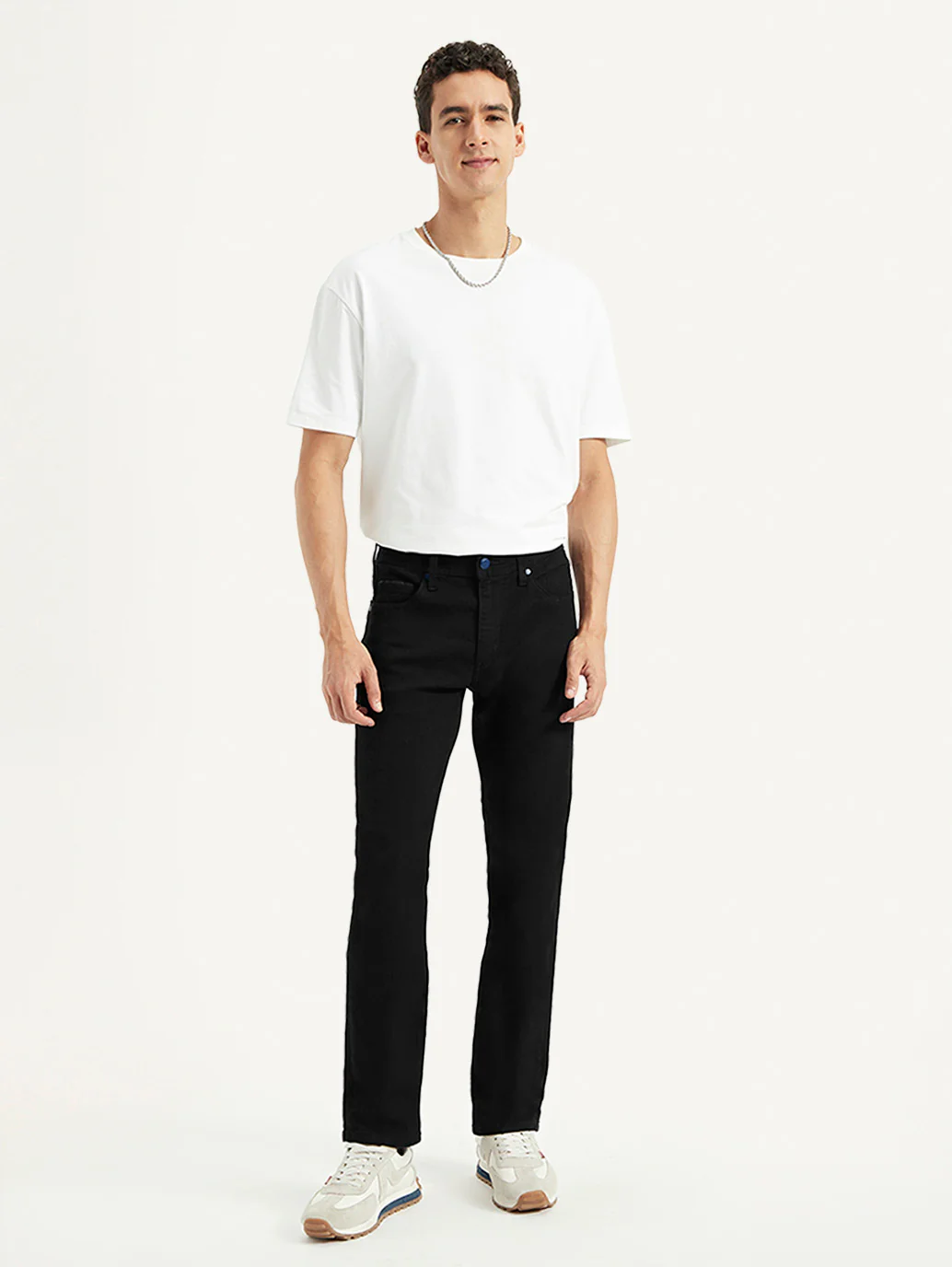 Men's 511 Black Slim Fit Mid Rise Jeans