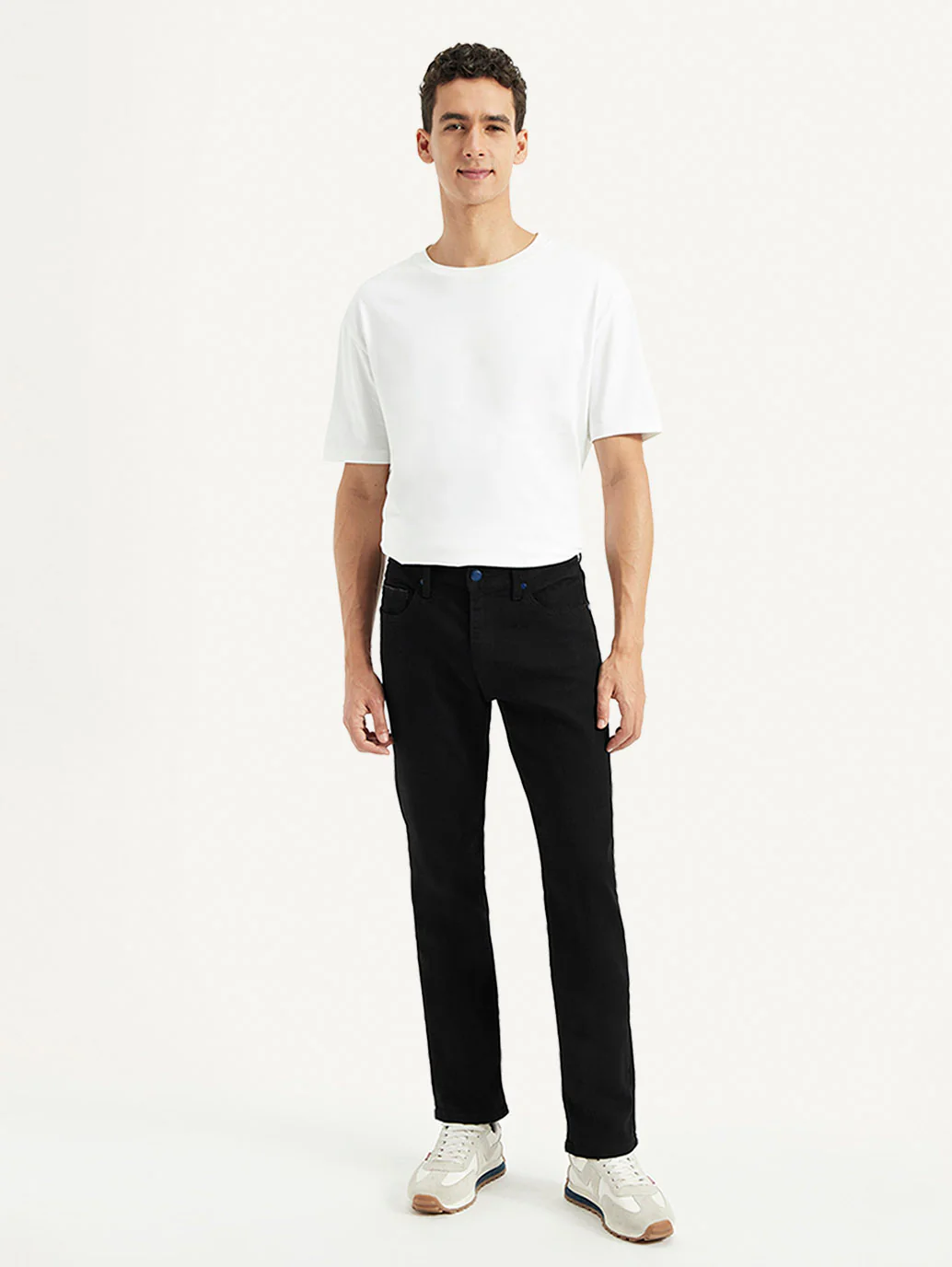Men's 511 Black Slim Fit Mid Rise Jeans - Image 2