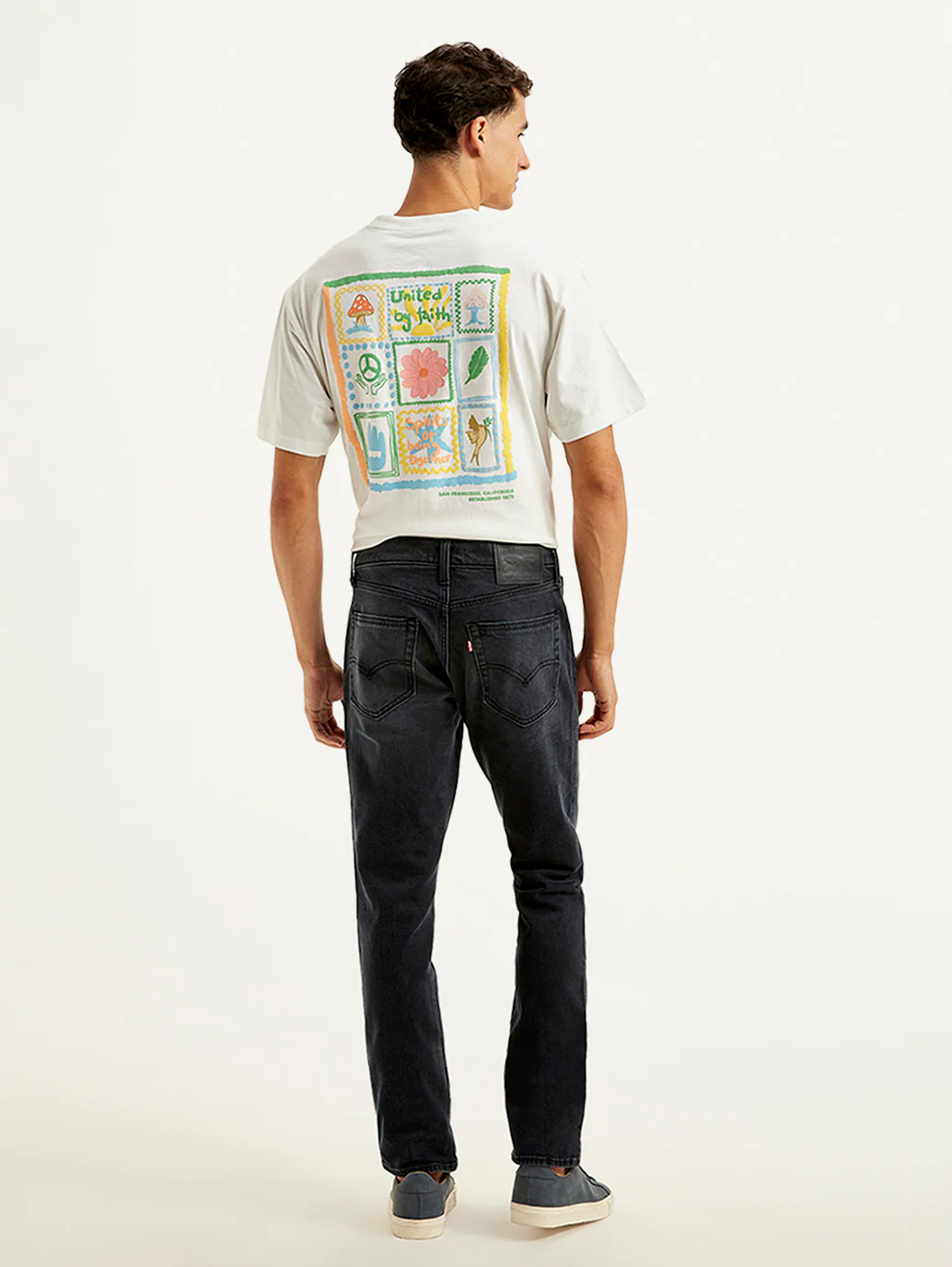 Men's 511 Black Slim Fit Mid Rise Jeans - Image 3