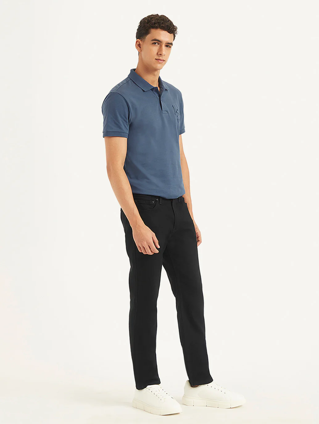Men's 511 Black Slim Fit Mid Rise Jeans - Image 3