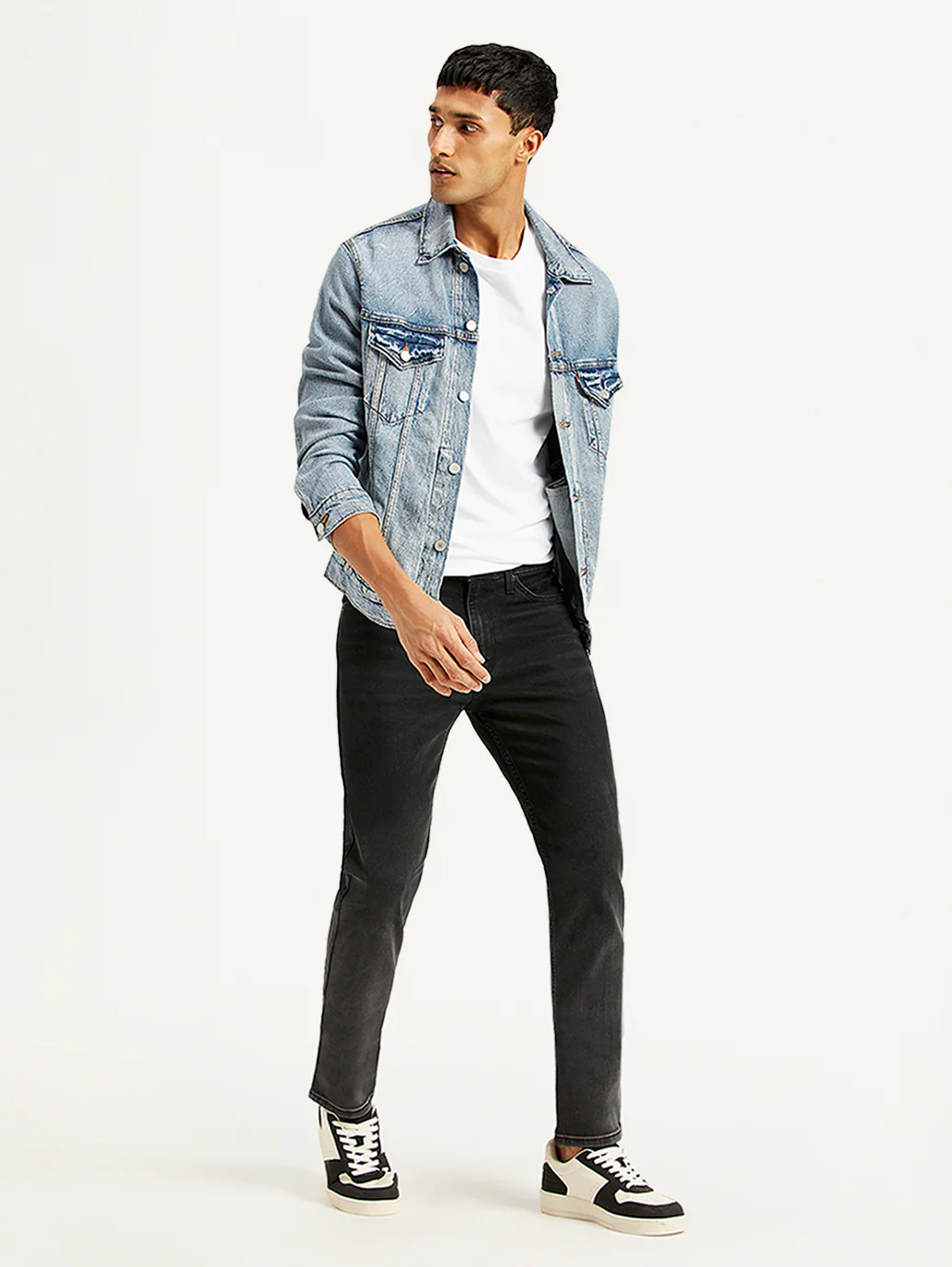 Men's 511 Black Slim Fit Mid Rise Jeans
