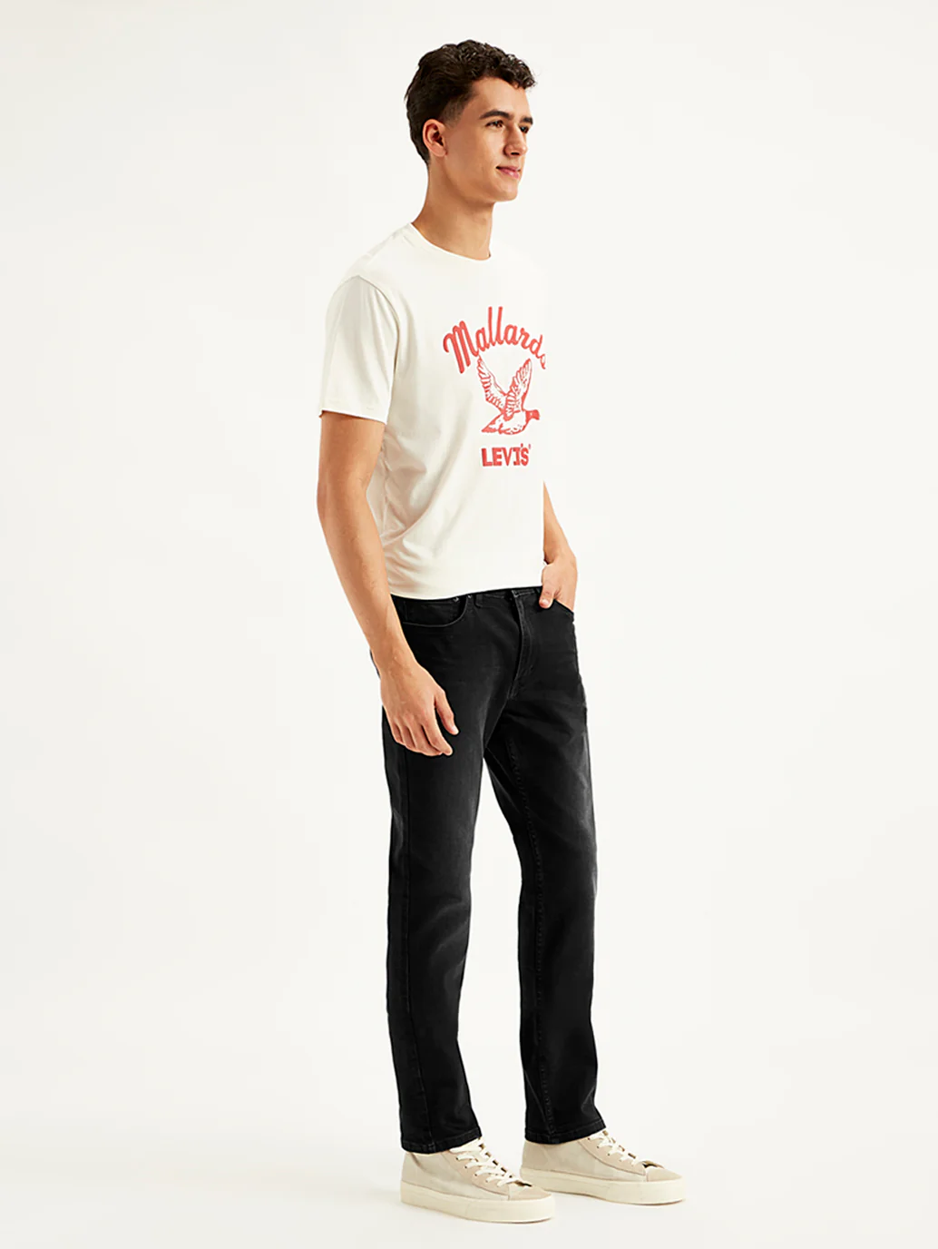 Men's 511 Black Slim Fit Mid Rise Jeans - Image 6