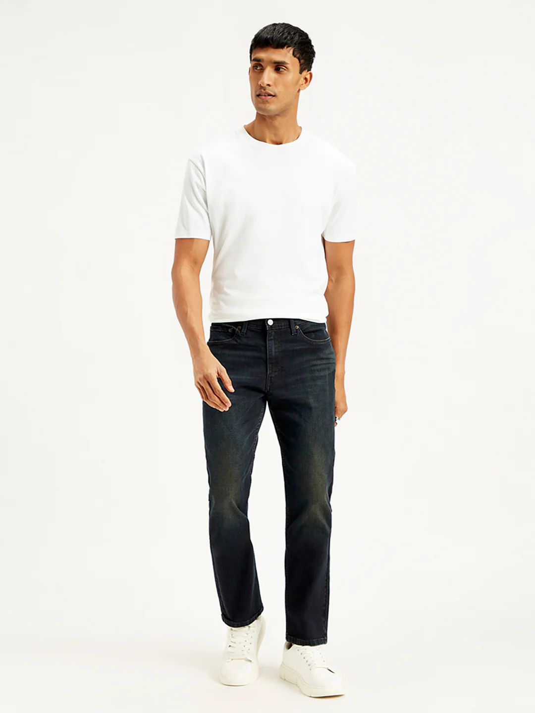 Men's 511 Black Slim Fit Mid Rise Jeans