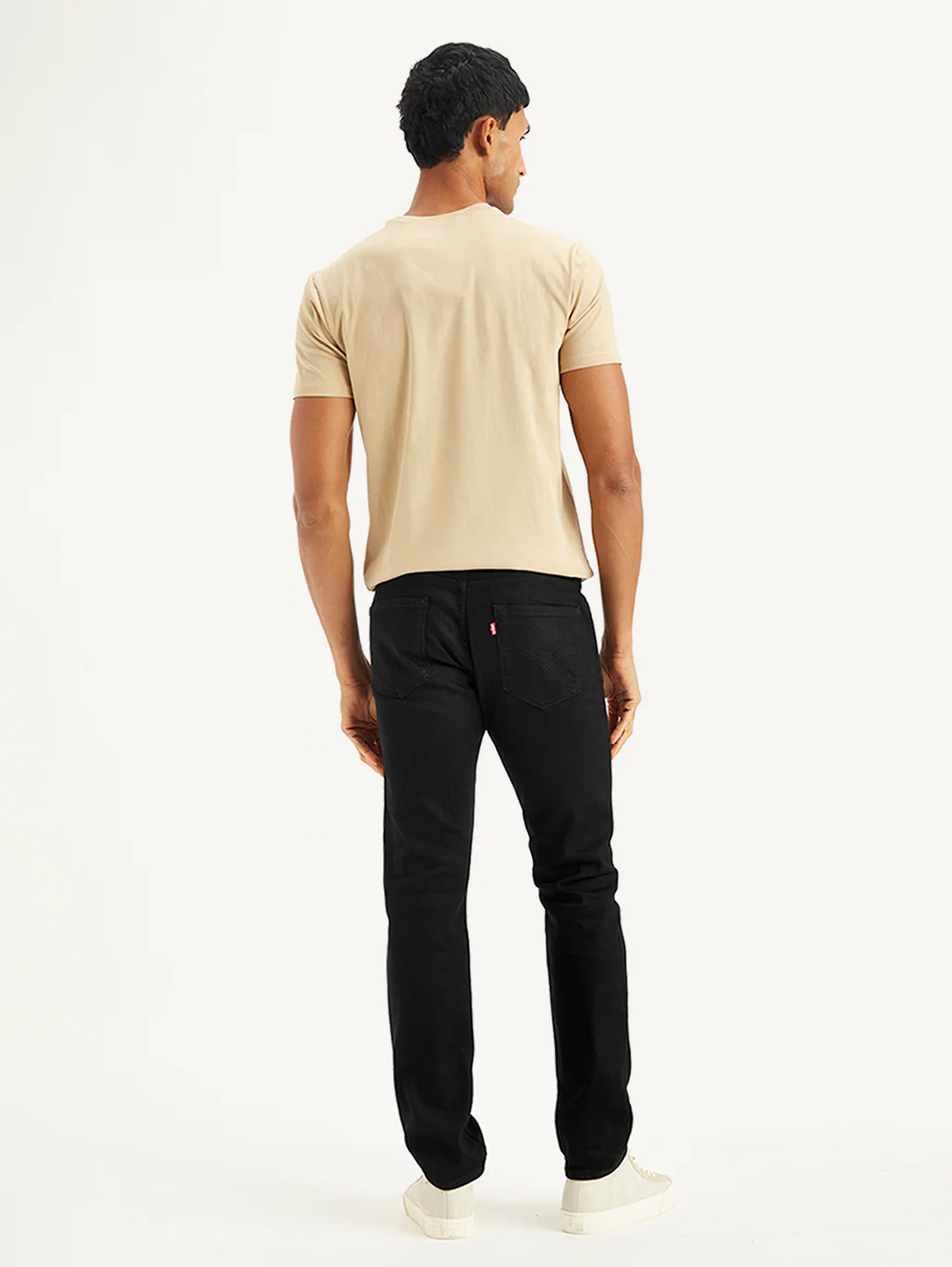 Men's 511 Black Slim Fit Mid Rise Jeans - Image 3