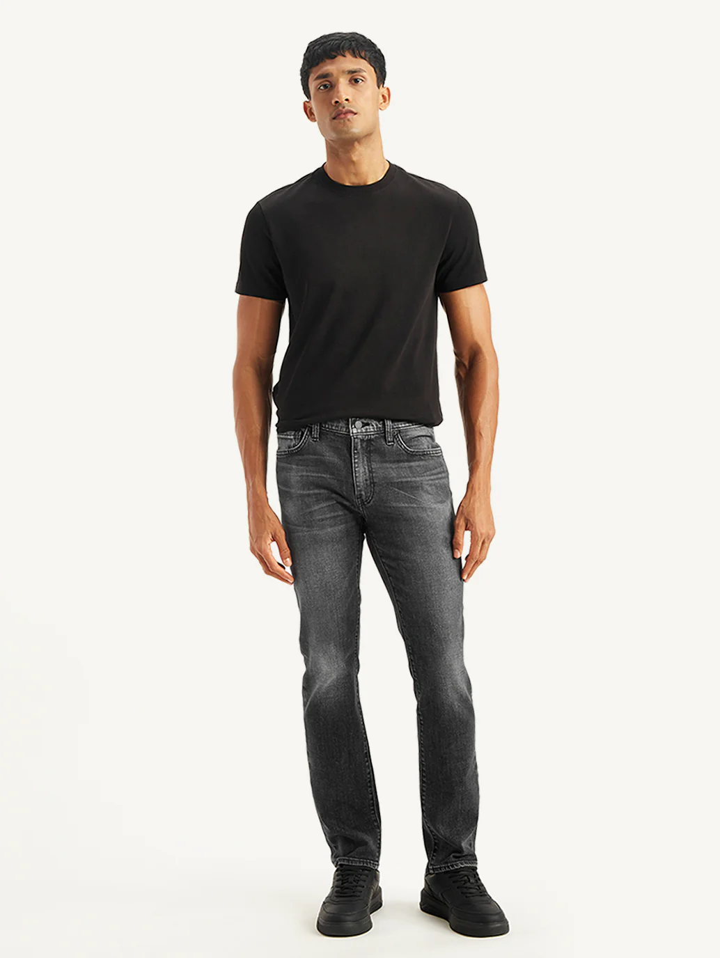 Men's 511 Grey Slim Fit Mid Rise Jeans - Image 3