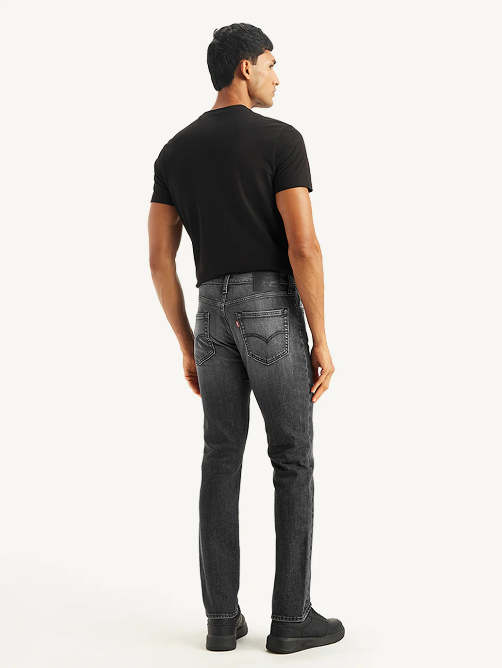 Men's 511 Grey Slim Fit Mid Rise Jeans - Image 5