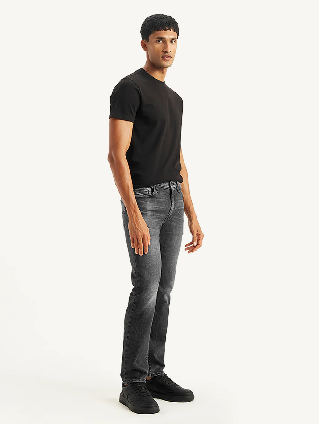 Men's 511 Grey Slim Fit Mid Rise Jeans - Image 7