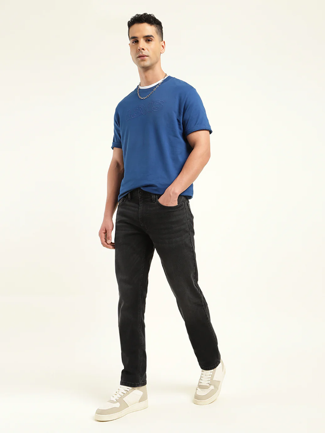 Men's 511 Black Slim Fit Mid Rise Jeans - Image 6