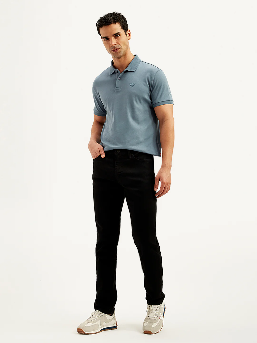 Men's 511 Black Slim Fit Mid Rise Jeans