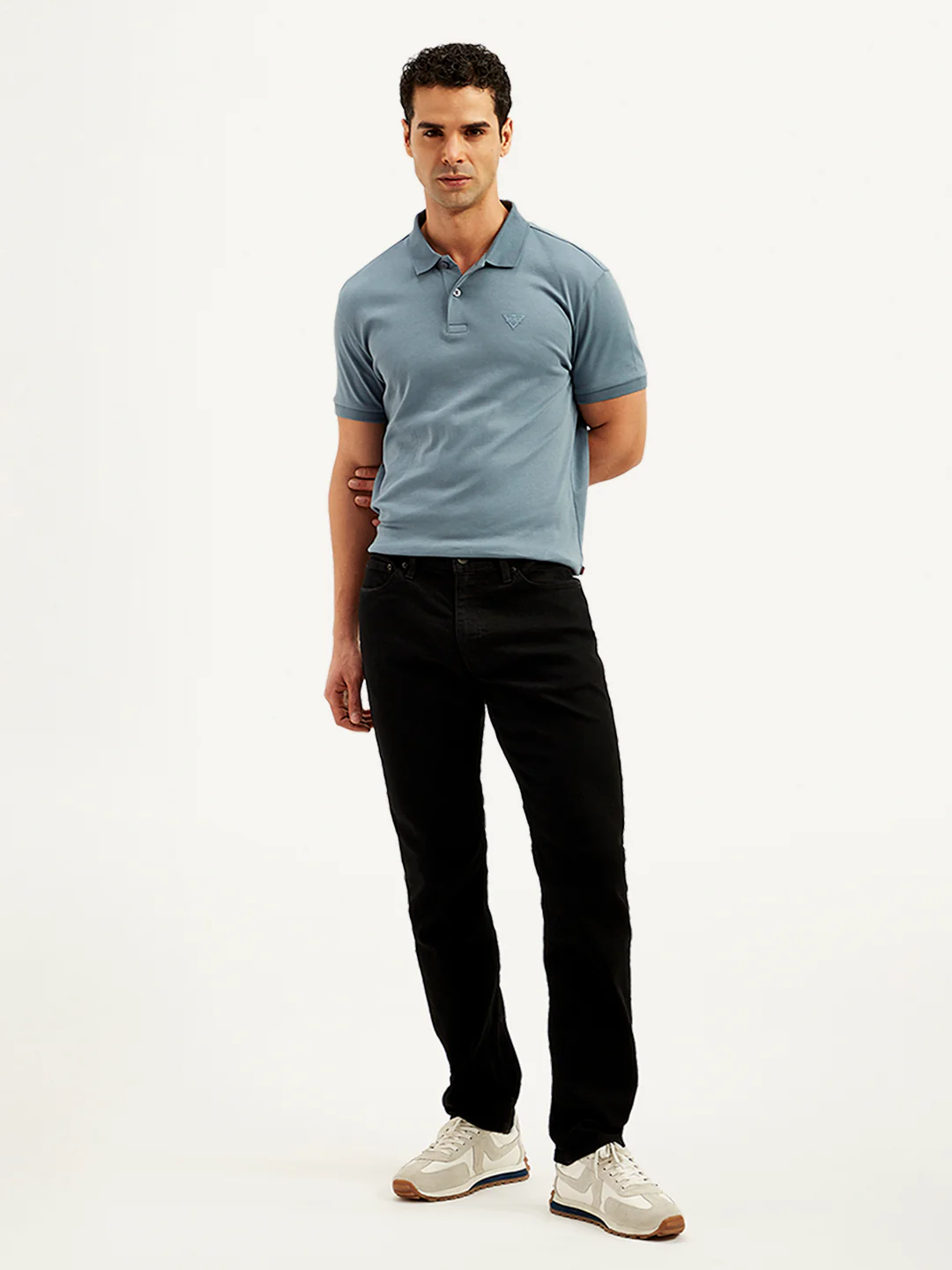 Men's 511 Black Slim Fit Mid Rise Jeans - Image 2