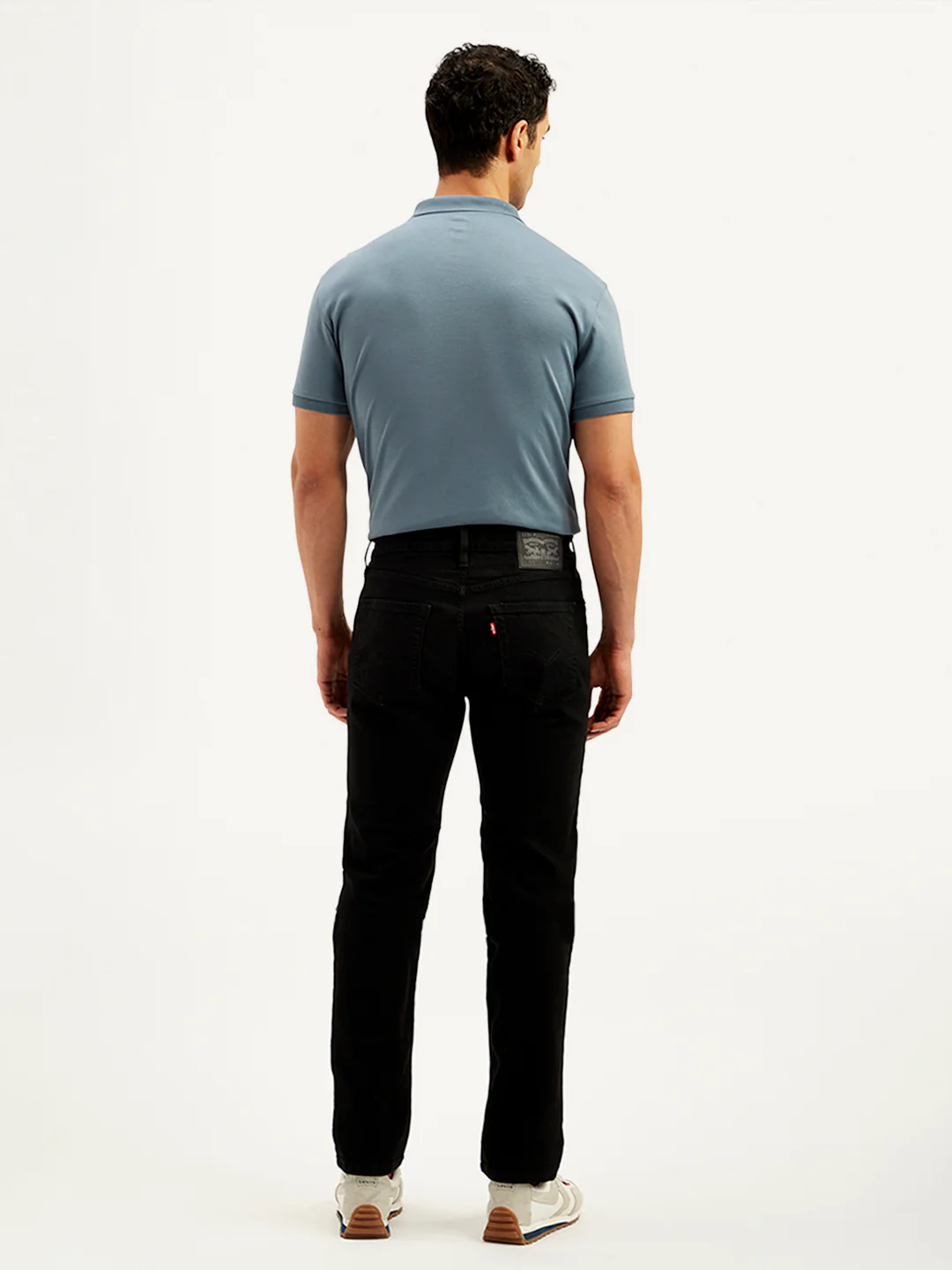 Men's 511 Black Slim Fit Mid Rise Jeans - Image 3