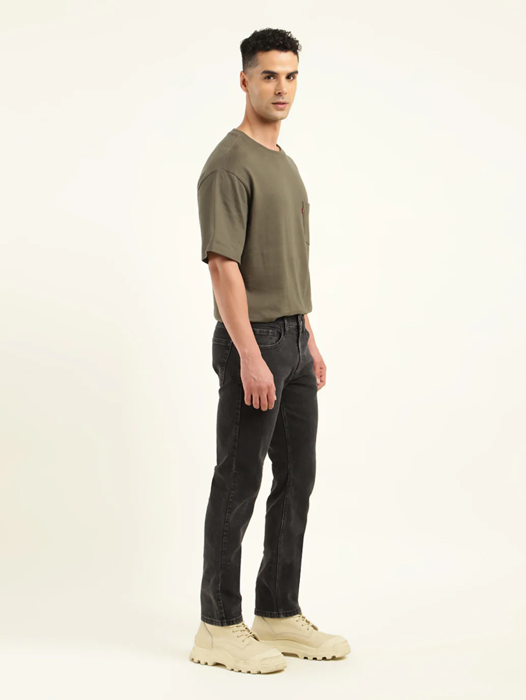 Men's 511 Black Slim Fit Mid Rise Jeans - Image 6