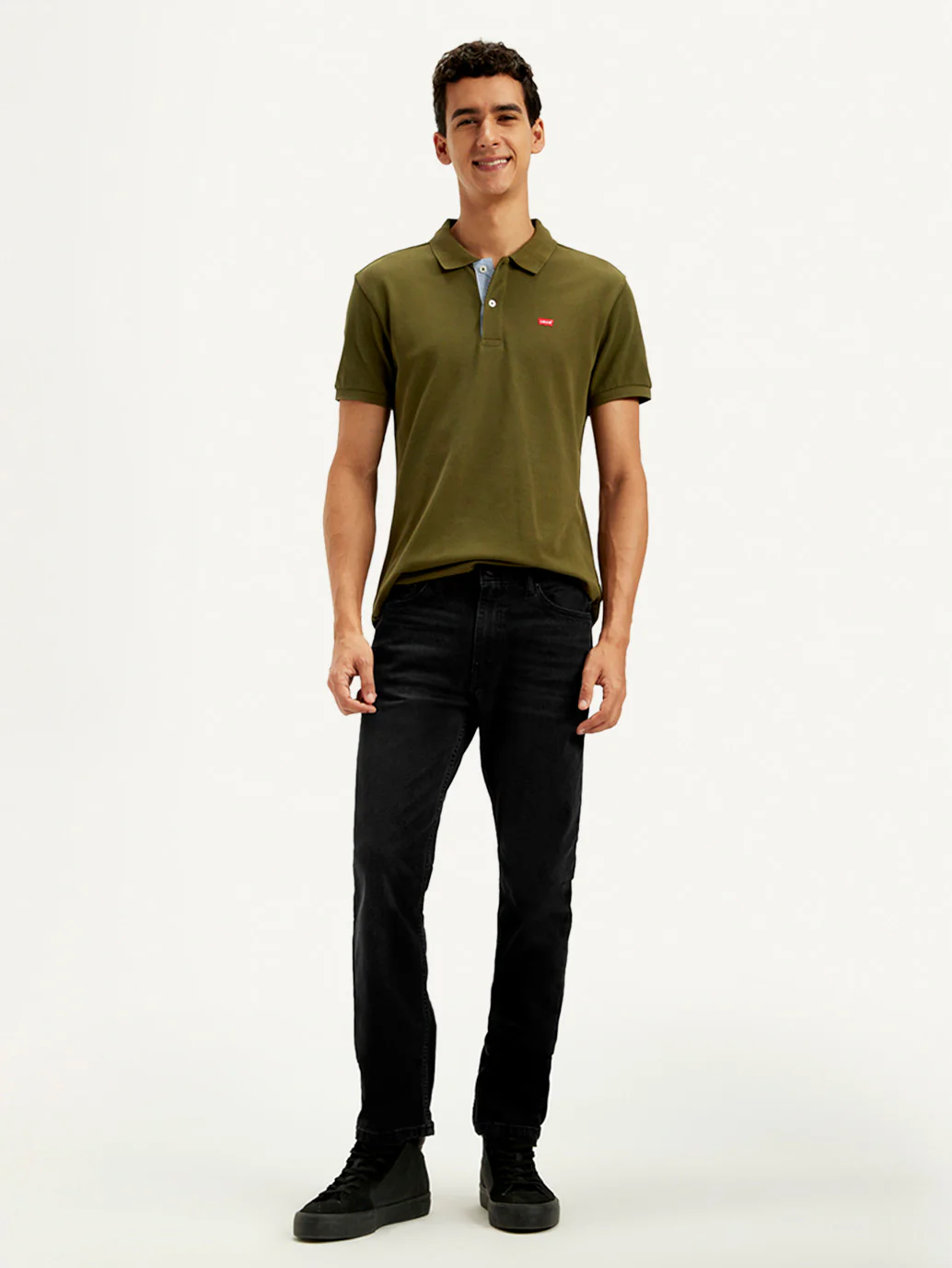 Men's 511 Black Slim Fit Mid Rise Jeans - Image 2