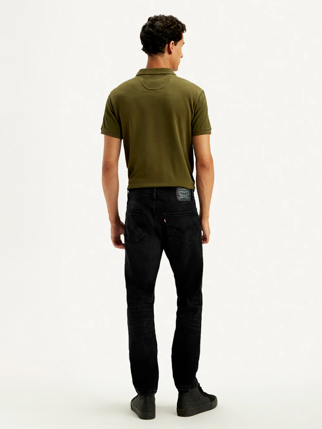 Men's 511 Black Slim Fit Mid Rise Jeans - Image 3
