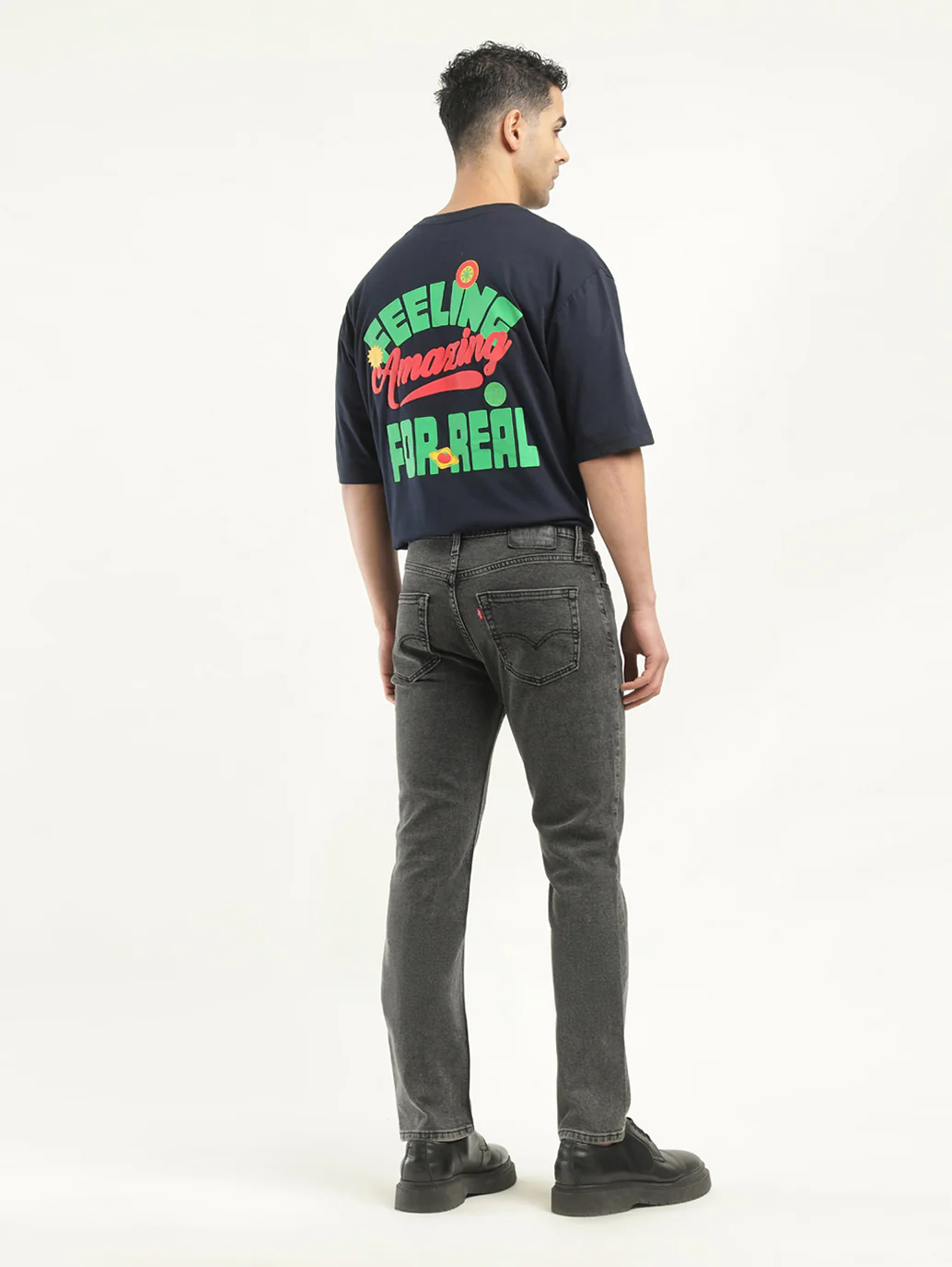Men's 511 Black Slim Fit Mid Rise Jeans - Image 3